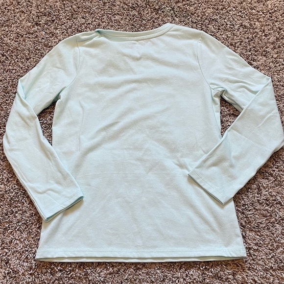 🤍5 for 20$ Cat & Jack Girls Long Sleeve Unicorn T-Shirt. NWT!! Size 6/6X - Picture 3 of 3